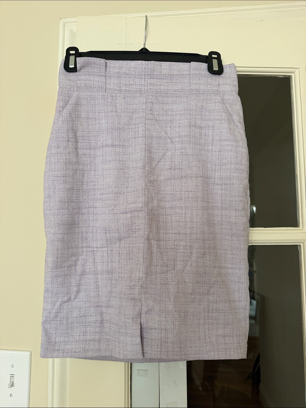 Ann Taylor Light Lavender Pencil Skirt